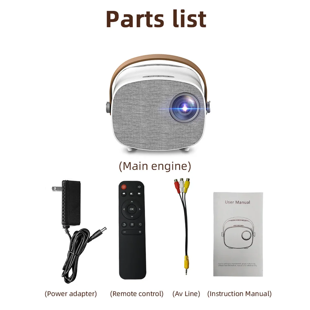 YG23 Phone Mini Projector LED Portable 1080P Video Beamer for Home Theater WiFi Multiscreen Media Player Child Gift
YG23 Phone Mini Projector LED Portable 1080P Video Beamer for Home Theater WiFi Multiscreen Media Player Child Gift