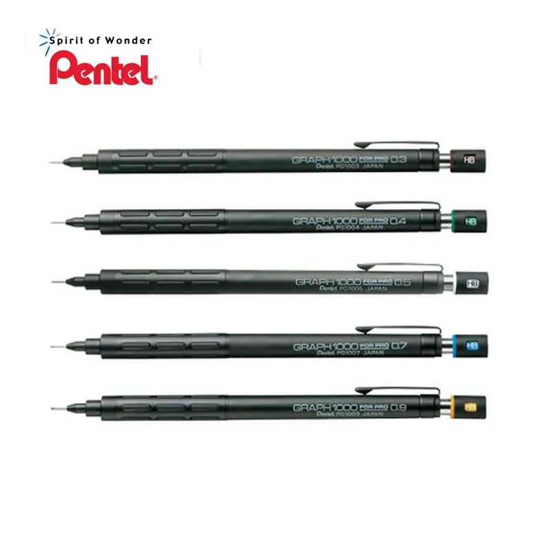 

Pentel Mechanical Pencil Graph 1000 For Pro Drafting Pencil Low Gravity Professional Design Pen PG 0.3mm/0.5mm/0.7mm/0.9mm 1Pcs