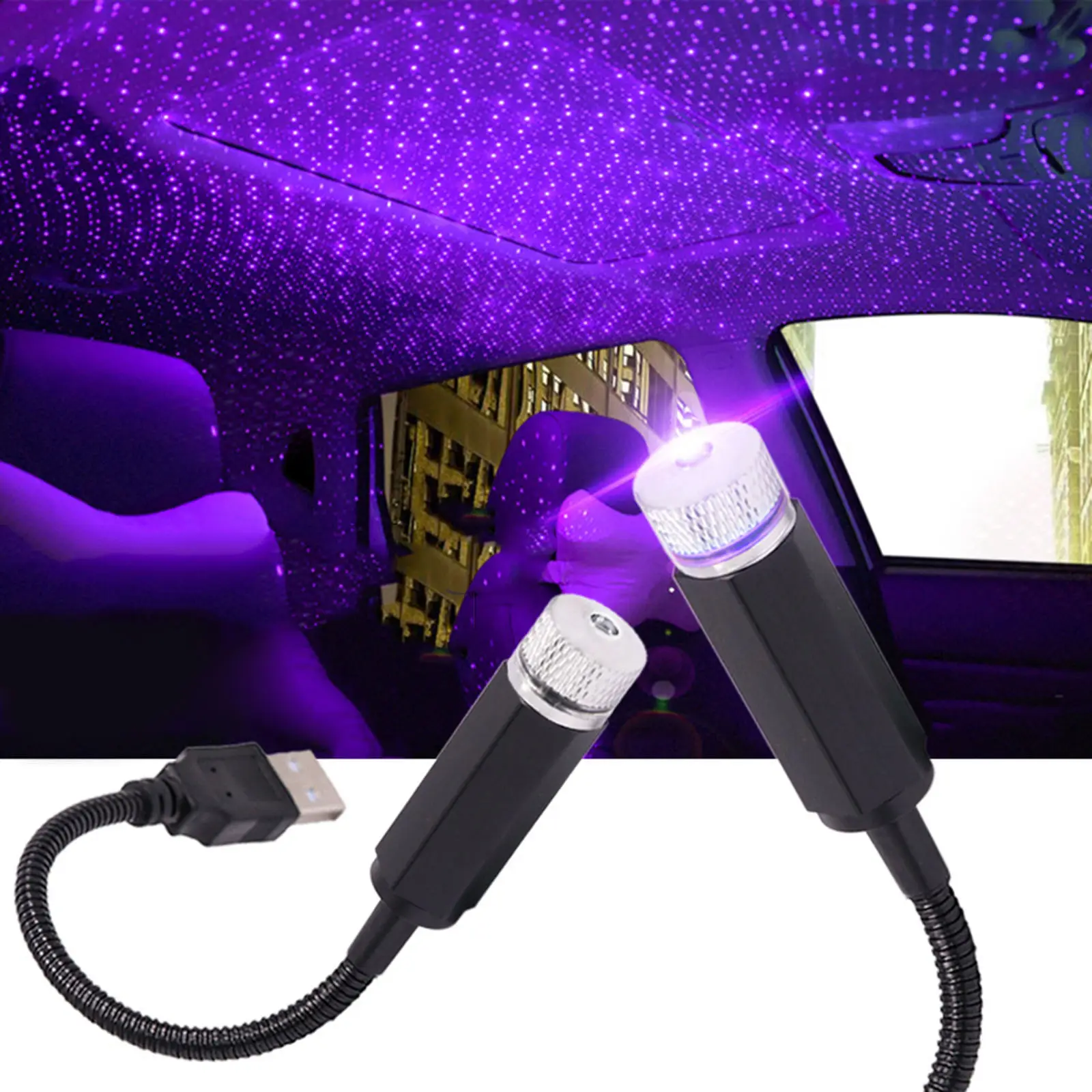 

USB звездный Ночной светильник, мини светодиодный Романтический атмосферный проектор, лампа для спальни, вечеринок