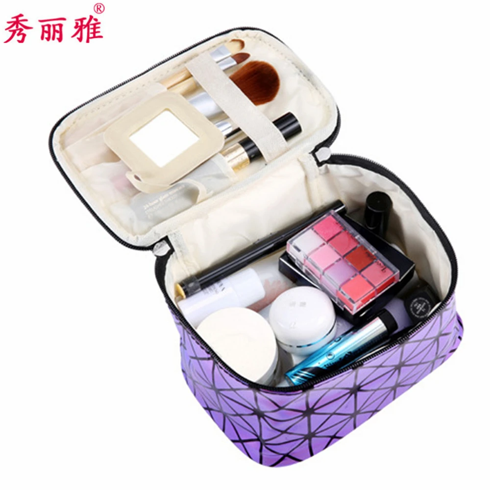 Travel Multifunctional Portable PU Handbag Storage Square Large Capacity Waterproof Cosmetic Bag With Double Zipper
Travel Multifunctional Portable PU Handbag Storage Square Large Capacity Waterproof Cosmetic Bag With Double Zipper