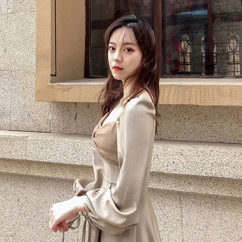 Elegant Midi Dress Women Vintage Retro Praty Dress Offcie Lady Casual Slim Long Sleeve One-Piece Dress New 2021 Women's Autumn
Elegant Midi Dress Women Vintage Retro Praty Dress Offcie Lady Casual Slim Long Sleeve One-Piece Dress New 2021 Women's Autumn