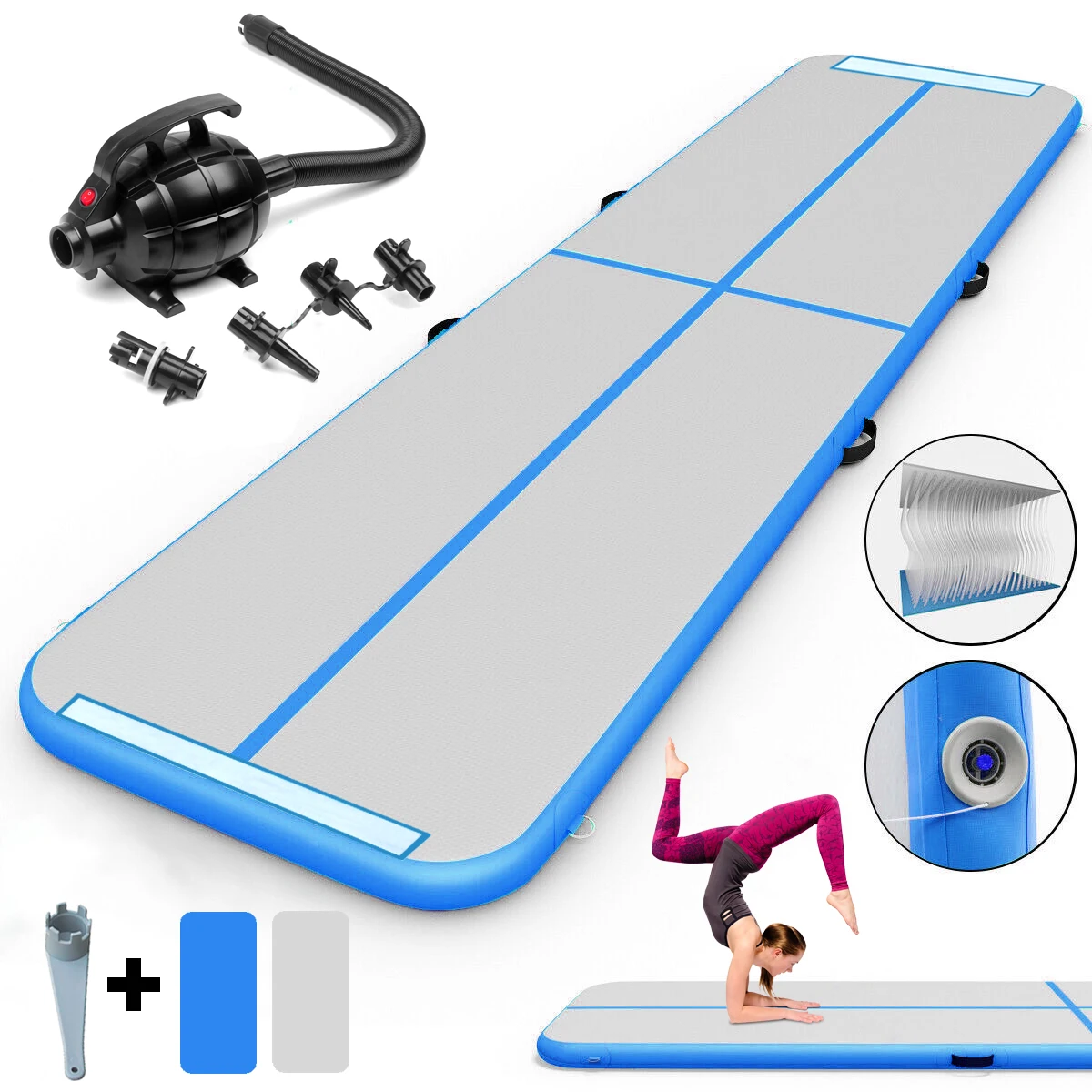 Free Shipping Free Pump Gymnastics On Sale Big Size 10m Air Track Mat Tumbling Track Floor Bouncing Mat Air Mattress Air Floor
Free Shipping Free Pump Gymnastics On Sale Big Size 10m Air Track Mat Tumbling Track Floor Bouncing Mat Air Mattress Air Floor