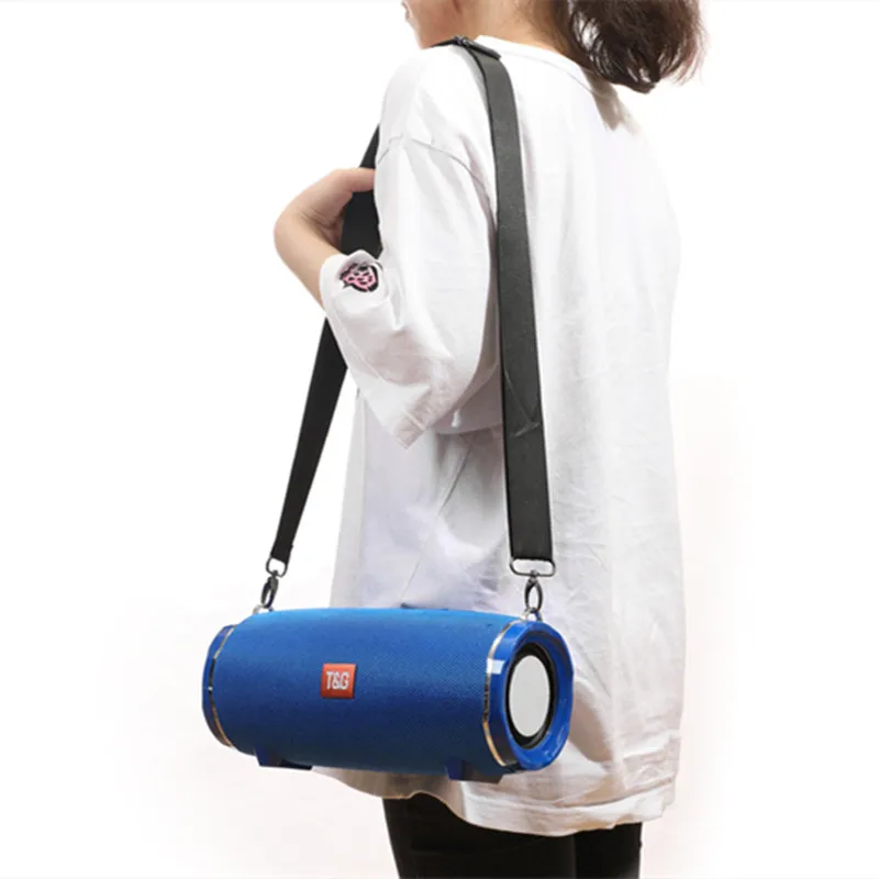 TG187 Wireless Bluetooth Speaker, High-Power Outdoor Portable Shoulder Strap Subwoofer, Waterproof, TF Card/U Disk Playback
TG187 Wireless Bluetooth Speaker, High-Power Outdoor Portable Shoulder Strap Subwoofer, Waterproof, TF Card/U Disk Playback