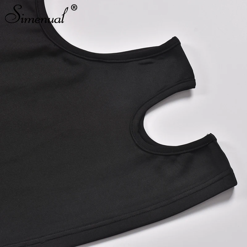 Simenual Hollow Out Wrap Chest Bodycon Dresses For Women Summer 2021 Sexy Midnight Clubwear Party Dress Black One Piece Outfit
Simenual Hollow Out Wrap Chest Bodycon Dresses For Women Summer 2021 Sexy Midnight Clubwear Party Dress Black One Piece Outfit