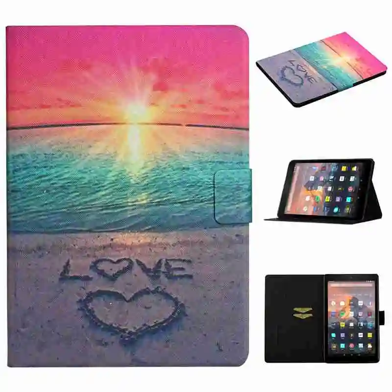 Case for Amazon Kindle Fire HD 10 2019 Cover 3D Painted PU Leather Flip Stand Cover Funda for Kindle Fire HD 10 2017 Case Cover
Case for Amazon Kindle Fire HD 10 2019 Cover 3D Painted PU Leather Flip Stand Cover Funda for Kindle Fire HD 10 2017 Case Cover