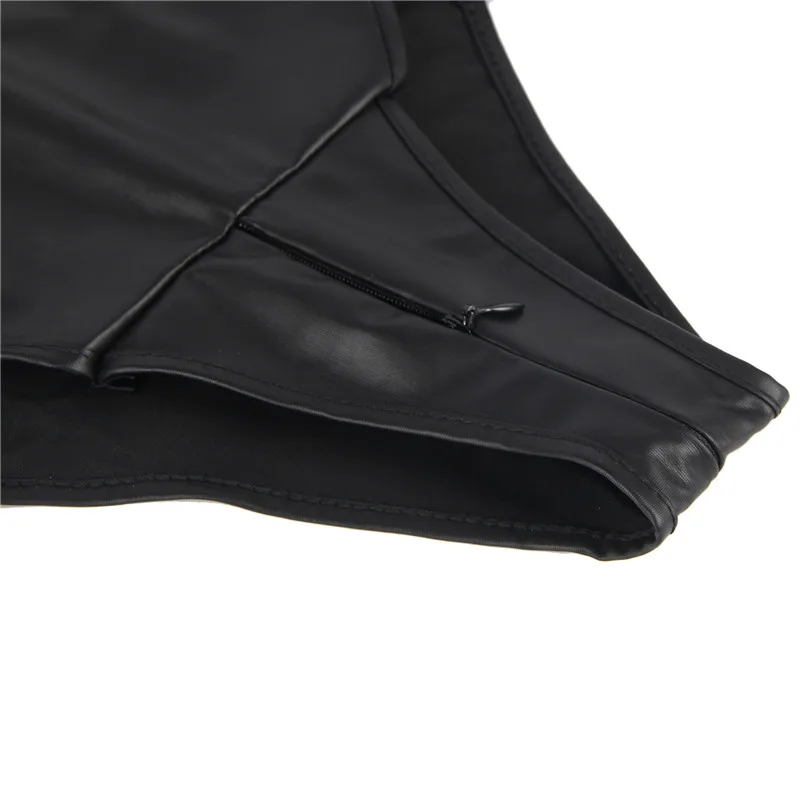 Comeondear Women Sexy PU Faux Leather Bodysuits Black Sleeveless With Zipper Leotard Body Suit Sexy RA80876
Comeondear Women Sexy PU Faux Leather Bodysuits Black Sleeveless With Zipper Leotard Body Suit Sexy RA80876