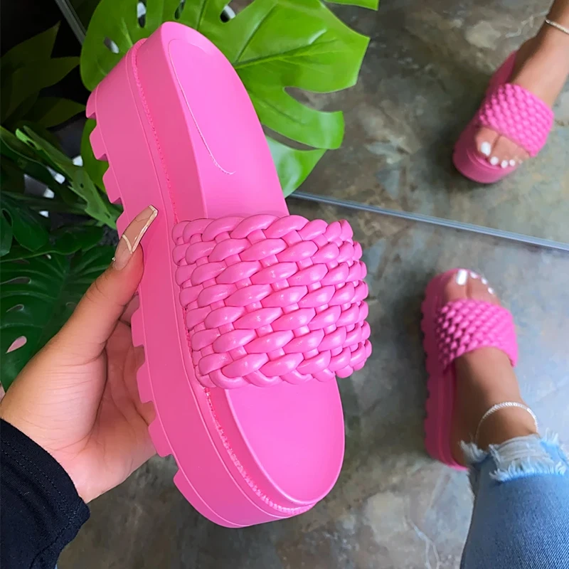 Women's Flat Platform Slippers White Beach Shoes Big Size Woman Summer 2021 Slides Ladies Outdoor Round Toe Female Footwear
Women's Flat Platform Slippers White Beach Shoes Big Size Woman Summer 2021 Slides Ladies Outdoor Round Toe Female Footwear
