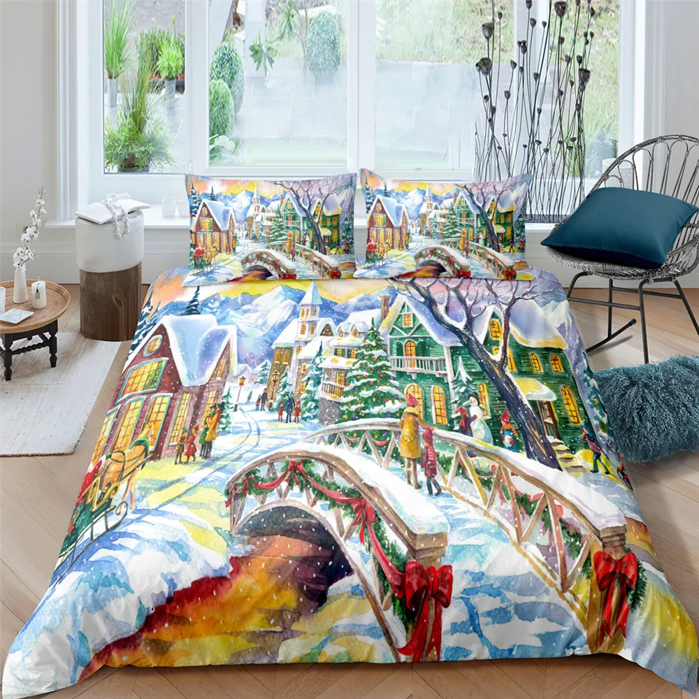 3D Merry Christmas Bedding Set Duvet Cover Santa Claus Comforter Bed Set Gifts Queen Twin Full King Size
3D Merry Christmas Bedding Set Duvet Cover Santa Claus Comforter Bed Set Gifts Queen Twin Full King Size