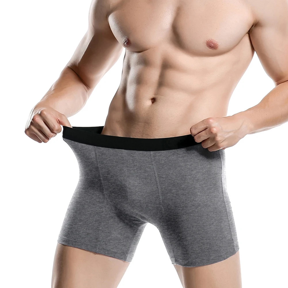 4Pcs/lot Hot Mens Underwear Boxers High Quality Cotton Cuecas Men Boxer Homme Boxershorts Elastic waist Male Panties | Мужская одежда