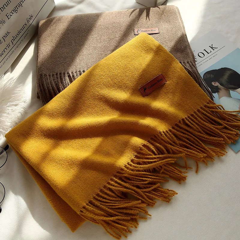 2020 Fashion Winter Women Scarf Thin Shawls and Wraps Lady Solid Female Hijab Stoles Long Imitation Cashmere Pashmina Scarves
2020 Fashion Winter Women Scarf Thin Shawls and Wraps Lady Solid Female Hijab Stoles Long Imitation Cashmere Pashmina Scarves