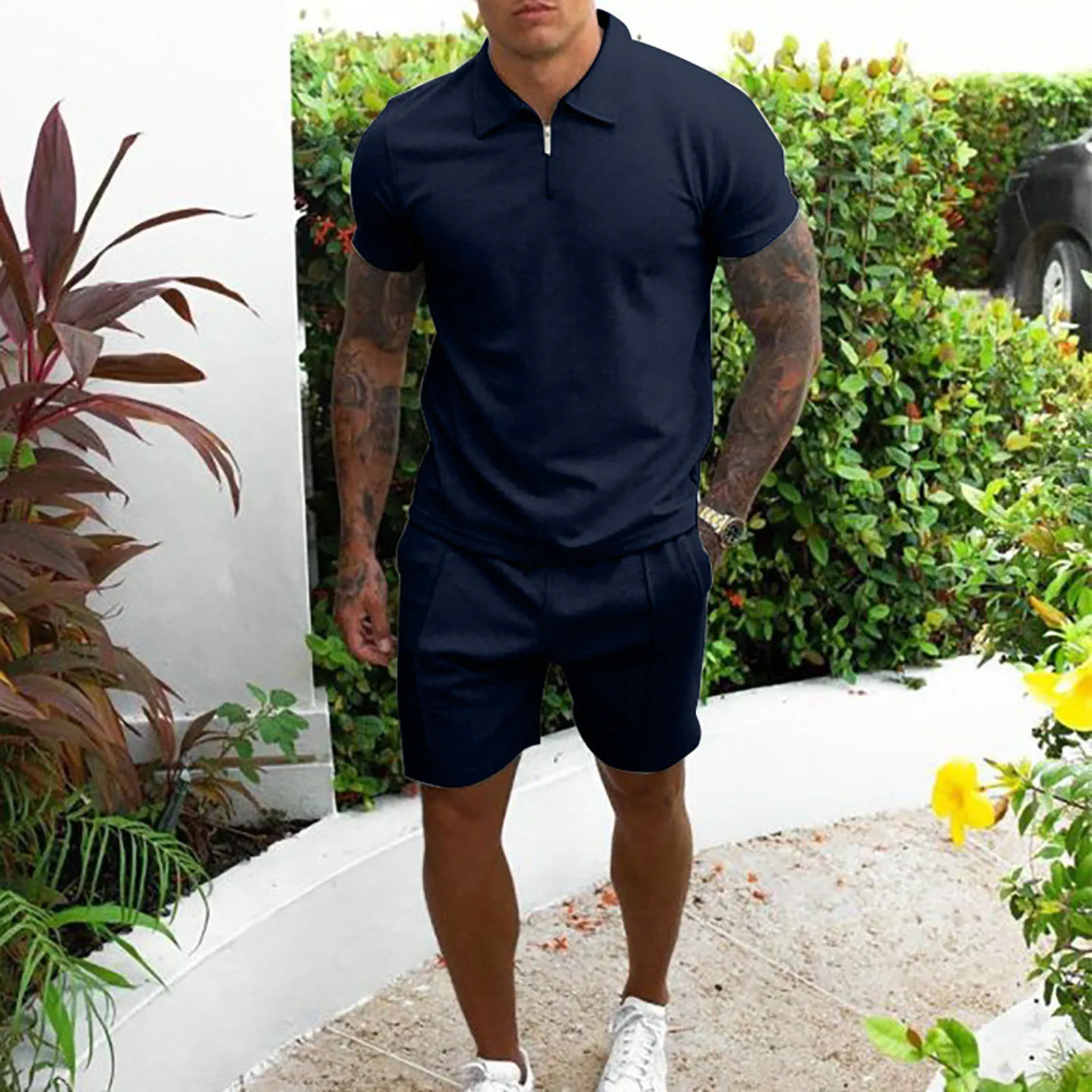 New Fashion Men's Sets 2 Piece Summer Tracksuit Male Casual Polo Shirt+short Fitness Jogging Breathable Sportswear Husband Set
New Fashion Men's Sets 2 Piece Summer Tracksuit Male Casual Polo Shirt+short Fitness Jogging Breathable Sportswear Husband Set