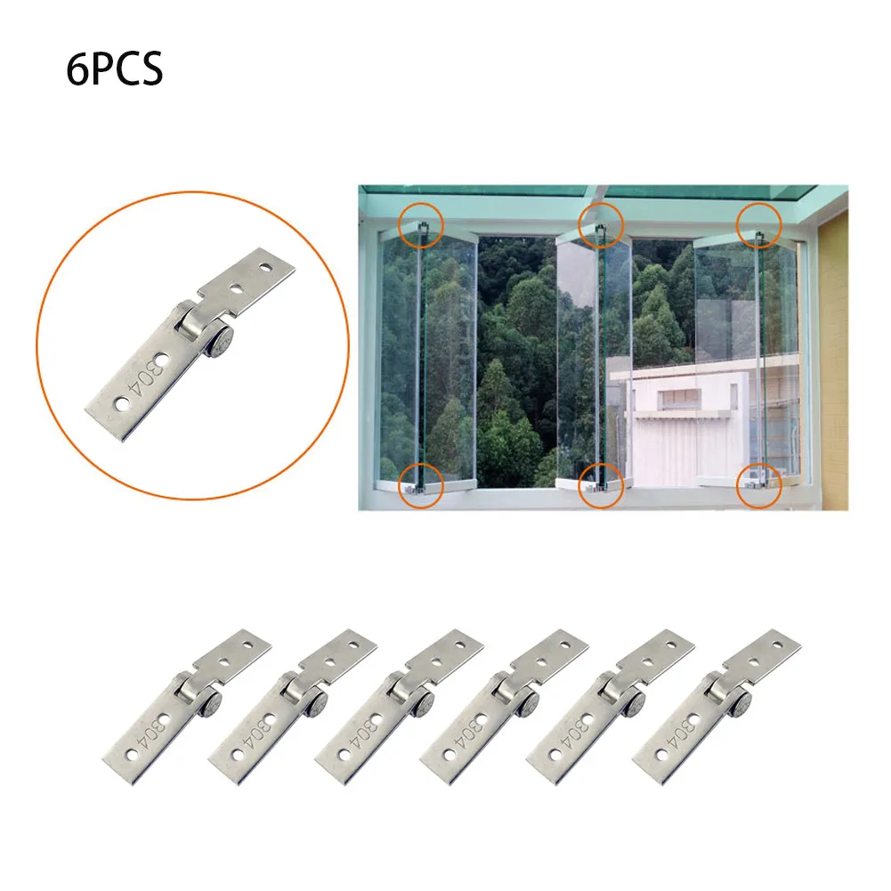 6Pcs Stainless Steel Nothing Frame Hinge Fold Balcony Casement Doors Hinge Furniture Hinges Window Accessories 6*Hinges
6Pcs Stainless Steel Nothing Frame Hinge Fold Balcony Casement Doors Hinge Furniture Hinges Window Accessories 6*Hinges