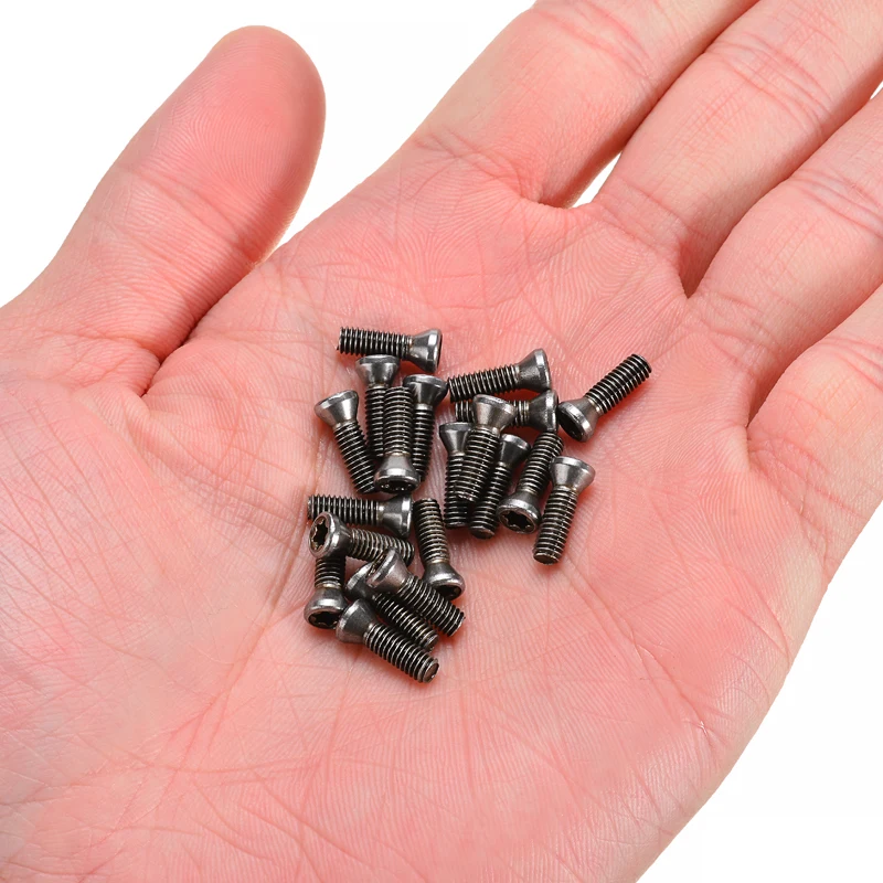 20pcs M3.5x12mmTorx Screw Insert Set Black For Carbide Inserts Lathe Turning Tool Holder | Обустройство дома