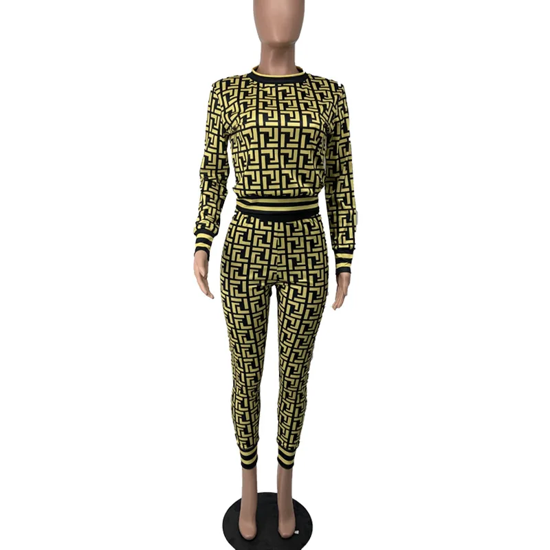 Autumn Winter Women 2 Piece Set Lady Print Long Sleeve Tracksuit Tops and Slim Fit Pants O-neck Pullovers Sport Matching Sets
Autumn Winter Women 2 Piece Set Lady Print Long Sleeve Tracksuit Tops and Slim Fit Pants O-neck Pullovers Sport Matching Sets