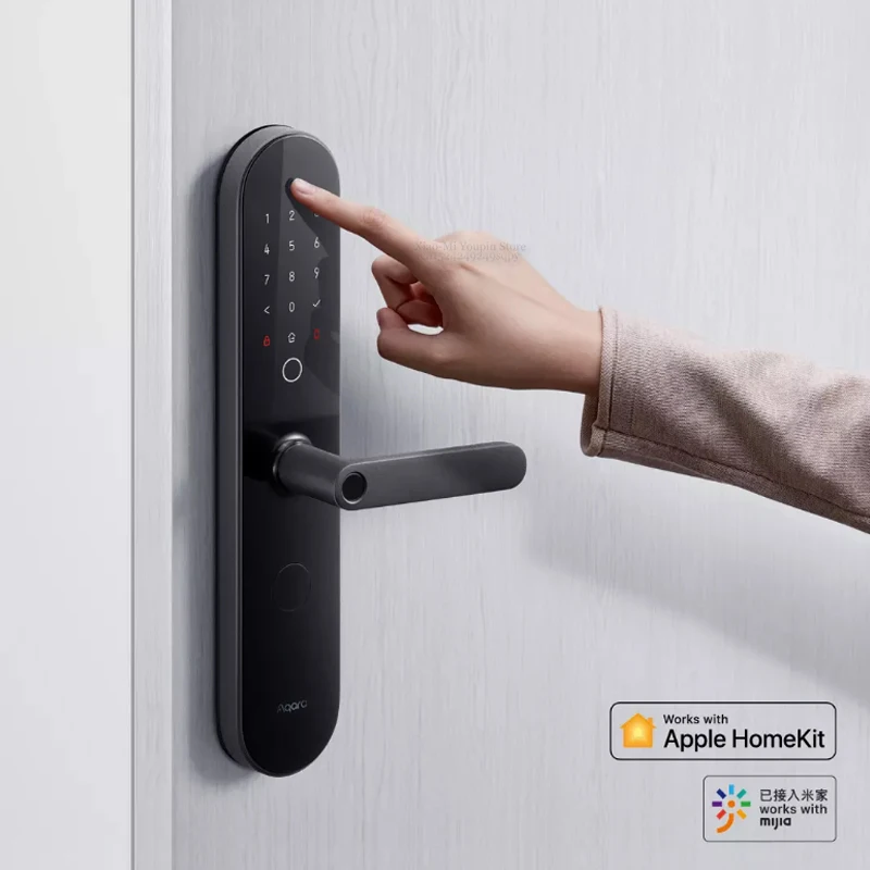 

Xiaomi Aqara N100 Smart Door Lock Fingerprint Bluetooth Password NFC Unlock Works With Mijia HomeKit Smart Linkage With Doorbell