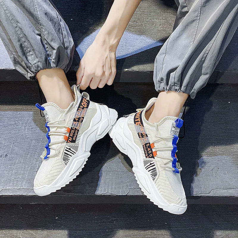 Breathable Mesh Men's Shoes Sport Chunky Shoes Non-slip Comfortable Athletic Gym Running Shoes Jogging Walking Shoes Trainer 
Breathable Mesh Men's Shoes Sport Chunky Shoes Non-slip Comfortable Athletic Gym Running Shoes Jogging Walking Shoes Trainer