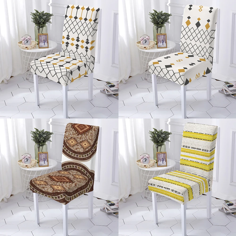 Ethnic Patterned Northern Europe P Back Chair Cover House Restaurant Hotel Seat Case Slipcovers Protector Decoration Washable
Ethnic Patterned Northern Europe P Back Chair Cover House Restaurant Hotel Seat Case Slipcovers Protector Decoration Washable