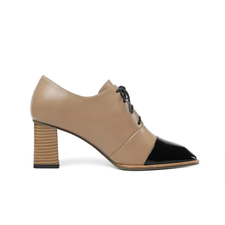 MLJUESE 2020 women pumps Cow leather autumn spring round toe mixed colors lace up high heels party dress size 34-43
MLJUESE 2020 women pumps Cow leather autumn spring round toe mixed colors lace up high heels party dress size 34-43