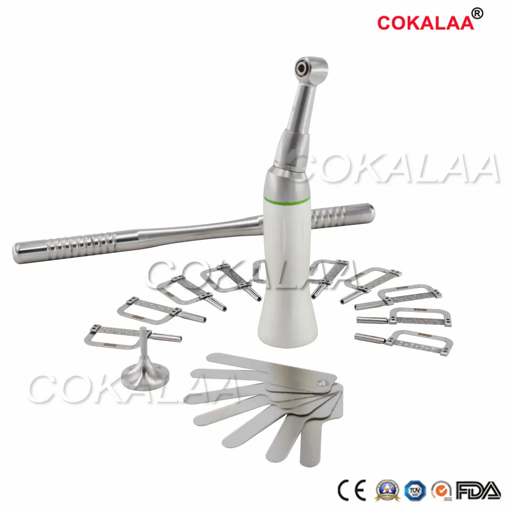 Dental Contra Angle Handpiece 4:1 Reduction Interproximal Strips Reciprocatin Instruments
Dental Contra Angle Handpiece 4:1 Reduction Interproximal Strips Reciprocatin Instruments