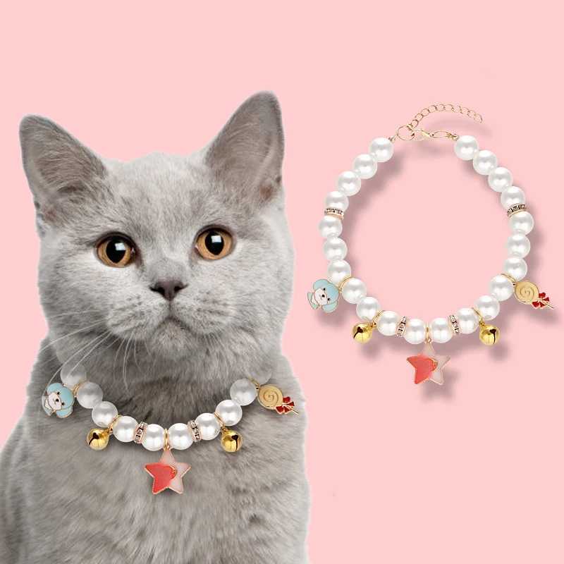 Fashion Beautiful Cat Accessories Pearl Collar Hand Made Adjustable Cute Cat Collar 2021 New Hot Sale Pet Accessories Supplies
Fashion Beautiful Cat Accessories Pearl Collar Hand Made Adjustable Cute Cat Collar 2021 New Hot Sale Pet Accessories Supplies