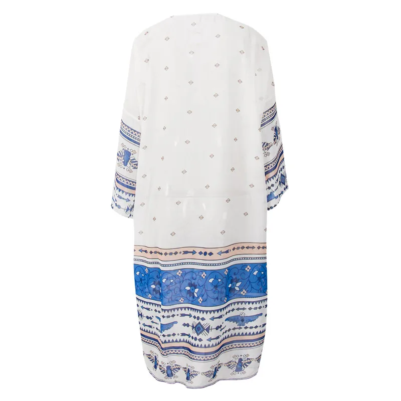 Summer Women Blouse Dress V-Neck Sundress Swimwear Swumsuit Floral Loose Beach Bikini Cover Ups Long Print Chiffon Beachwear
Summer Women Blouse Dress V-Neck Sundress Swimwear Swumsuit Floral Loose Beach Bikini Cover Ups Long Print Chiffon Beachwear