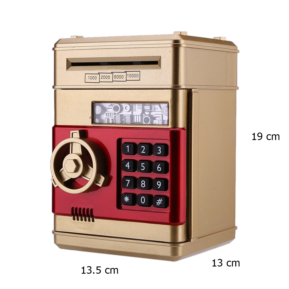 Electronic ATM Password Coins Safe Box Automatic Deposit Piggy Bank Toys for Kids Boys Girls Gifts Education Toys
Electronic ATM Password Coins Safe Box Automatic Deposit Piggy Bank Toys for Kids Boys Girls Gifts Education Toys