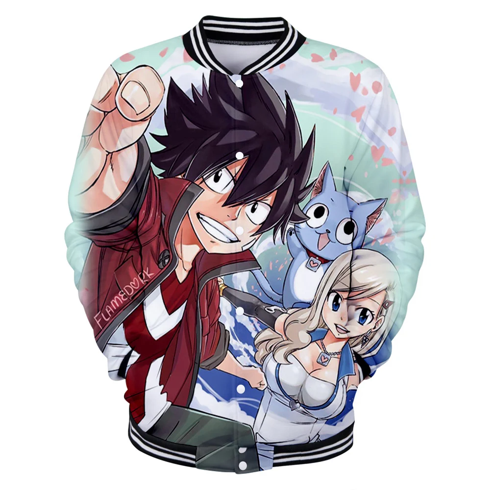 Japan Harajuku style EDENS ZERO Casual Long Sleeve Baseball Jacket Women Clothes fashion Kpop Tops3D print
Japan Harajuku style EDENS ZERO Casual Long Sleeve Baseball Jacket Women Clothes fashion Kpop Tops3D print