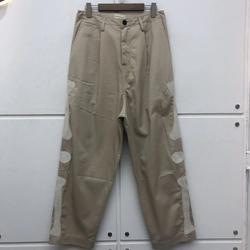 Men Women Khaki KAPITAL Cargo Pants Bone Embroidery Fashion Casual Denim Trousers
Men Women Khaki KAPITAL Cargo Pants Bone Embroidery Fashion Casual Denim Trousers
