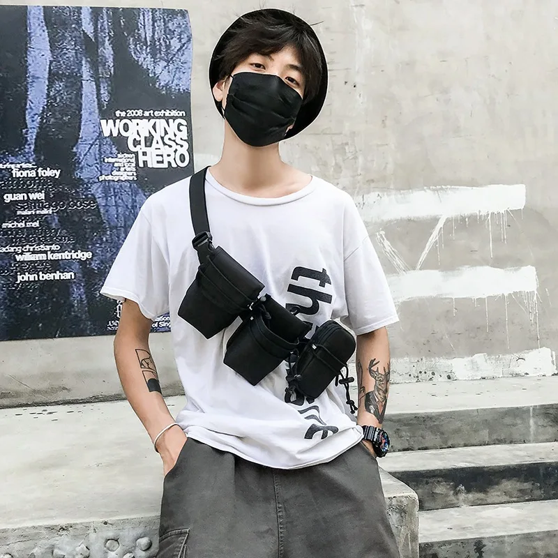 Fashion Men canvas 3 Pockets Waterproof Women tactical Waist Bag Male Simple Wear Resistant Black Pack Phone Pouch Chest Bags
Fashion Men canvas 3 Pockets Waterproof Women tactical Waist Bag Male Simple Wear Resistant Black Pack Phone Pouch Chest Bags