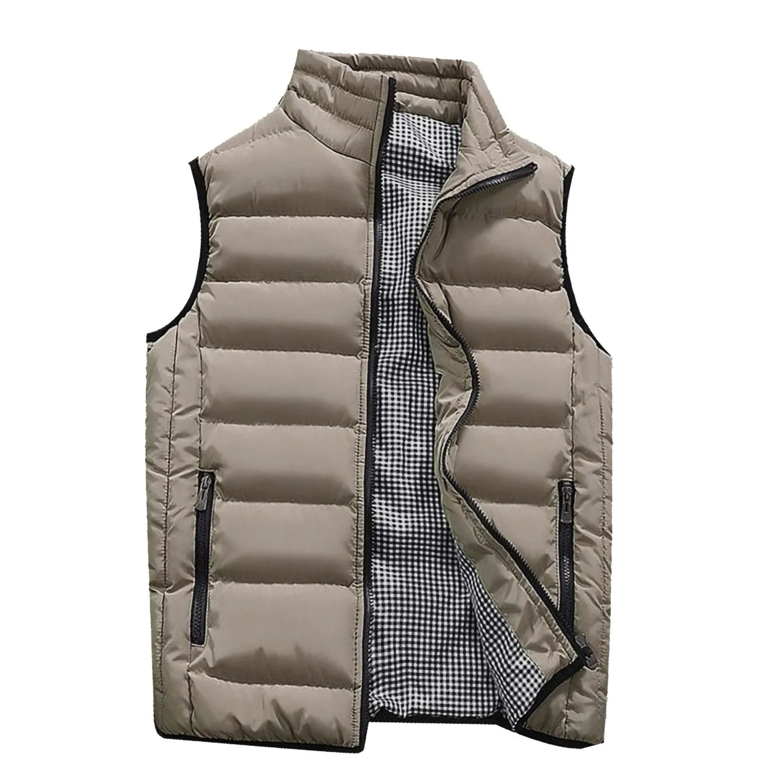 Down Coats Men Autumn Winter Coat Padded Outerwear Short Cotton Reversible Top Cotton Vest Warm Hooded Thick Vest Tops Jacket
Down Coats Men Autumn Winter Coat Padded Outerwear Short Cotton Reversible Top Cotton Vest Warm Hooded Thick Vest Tops Jacket