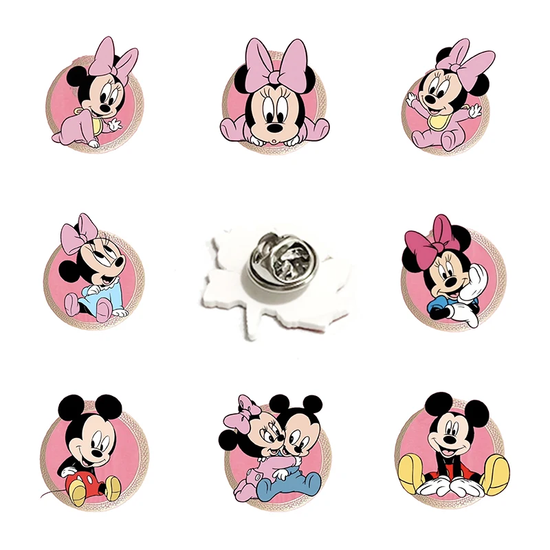 Disney Pink Q Version Mickey Mouse Animation Resin Lapel Pin Mickey Minnie Character Acrylic Pin Jewelry Accessories Send Friend
Disney Pink Q Version Mickey Mouse Animation Resin Lapel Pin Mickey Minnie Character Acrylic Pin Jewelry Accessories Send Friend