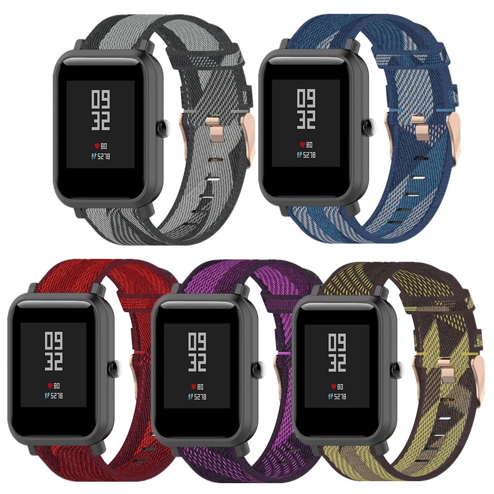 20mm Canvas Watch Strap For Huami Amazfit Bip S Nylon Wrist Bracelet Belt For Amazfit Bip Lite GTS GTR 42mm Watchband Accessory
20mm Canvas Watch Strap For Huami Amazfit Bip S Nylon Wrist Bracelet Belt For Amazfit Bip Lite GTS GTR 42mm Watchband Accessory
