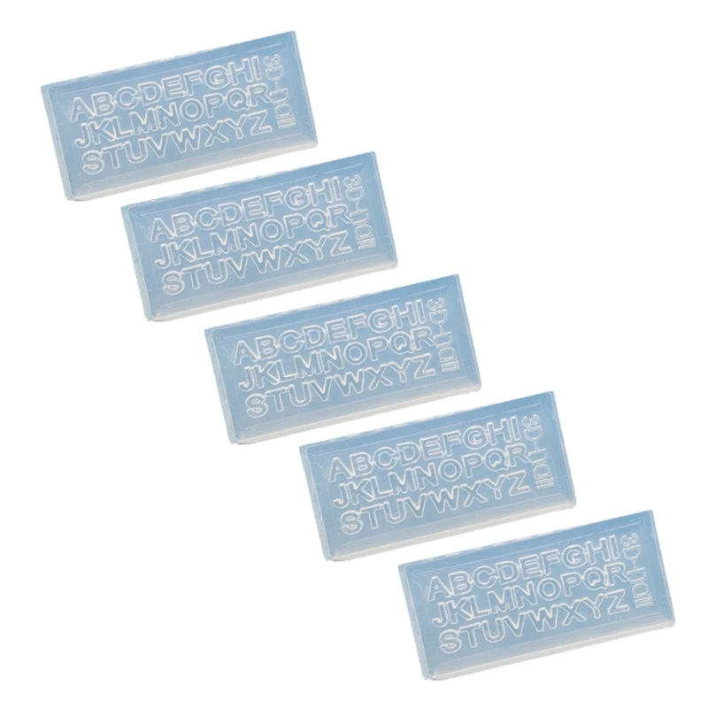 D0LC 5Pcs Reusable English Letters Shaped Silicone Mold Nail Art Template Small Mould Girl Loved Craft DIY Molds
D0LC 5Pcs Reusable English Letters Shaped Silicone Mold Nail Art Template Small Mould Girl Loved Craft DIY Molds