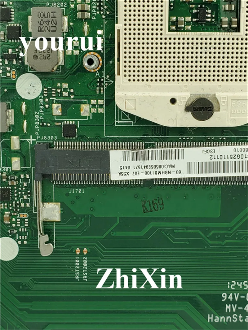 Материнская плата youui X55A для ноутбука ASUS REV2.2 REV: 2 0 1 HM70 PGA 989 SJTNV | Компьютеры и офис