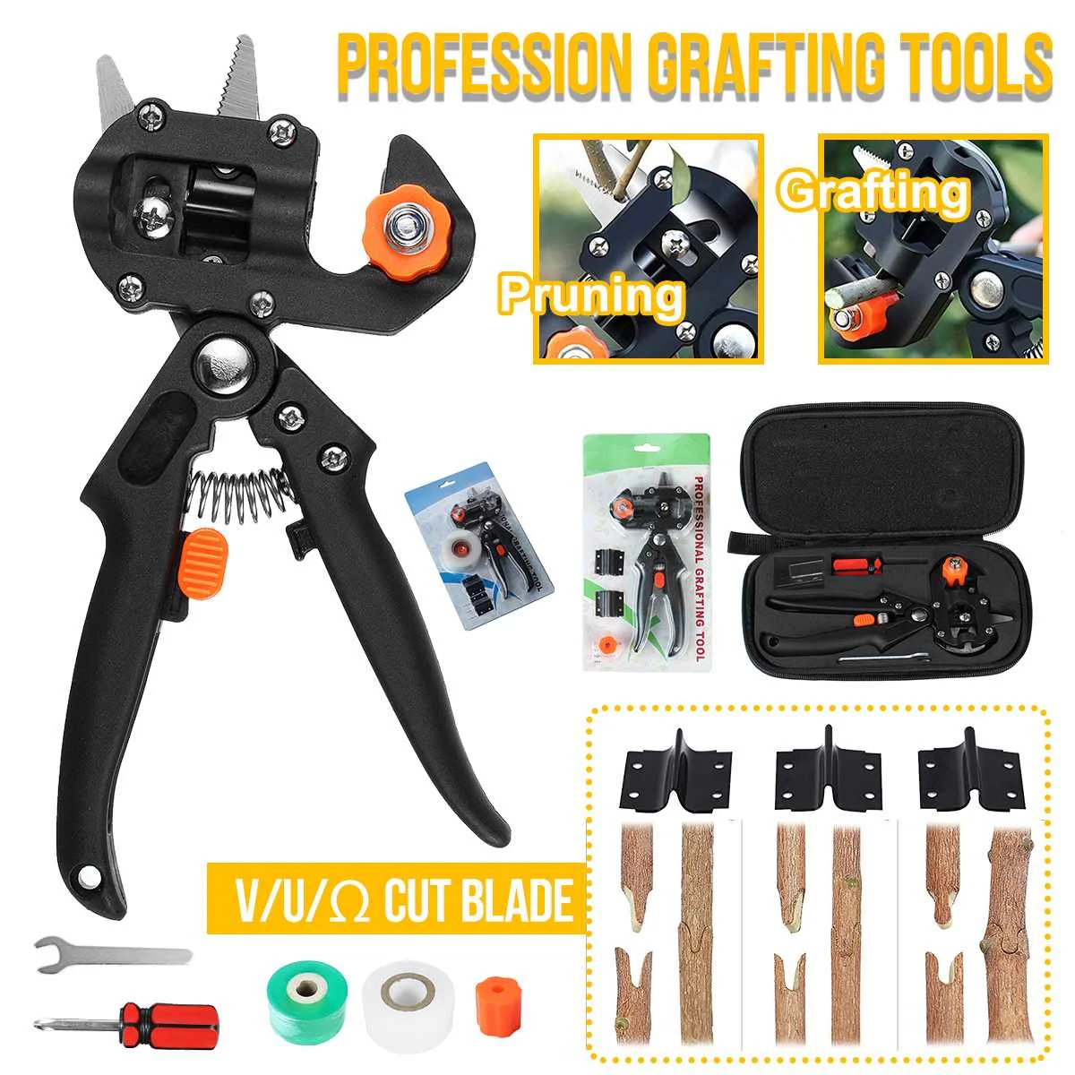 Grafting Pruner Garden Grafting Tool Professional Branch Cutter Secateur Pruning Plant Shears Boxes Fruit Tree Grafting Scissor
Grafting Pruner Garden Grafting Tool Professional Branch Cutter Secateur Pruning Plant Shears Boxes Fruit Tree Grafting Scissor