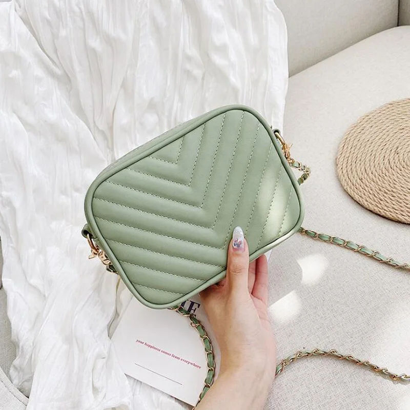 New Fashion Square Crossbody Bags For Women Chain Strap Shoulder Bag Stripe Pu Leather Handbag Ladies Cross Body Messenger Bags
New Fashion Square Crossbody Bags For Women Chain Strap Shoulder Bag Stripe Pu Leather Handbag Ladies Cross Body Messenger Bags