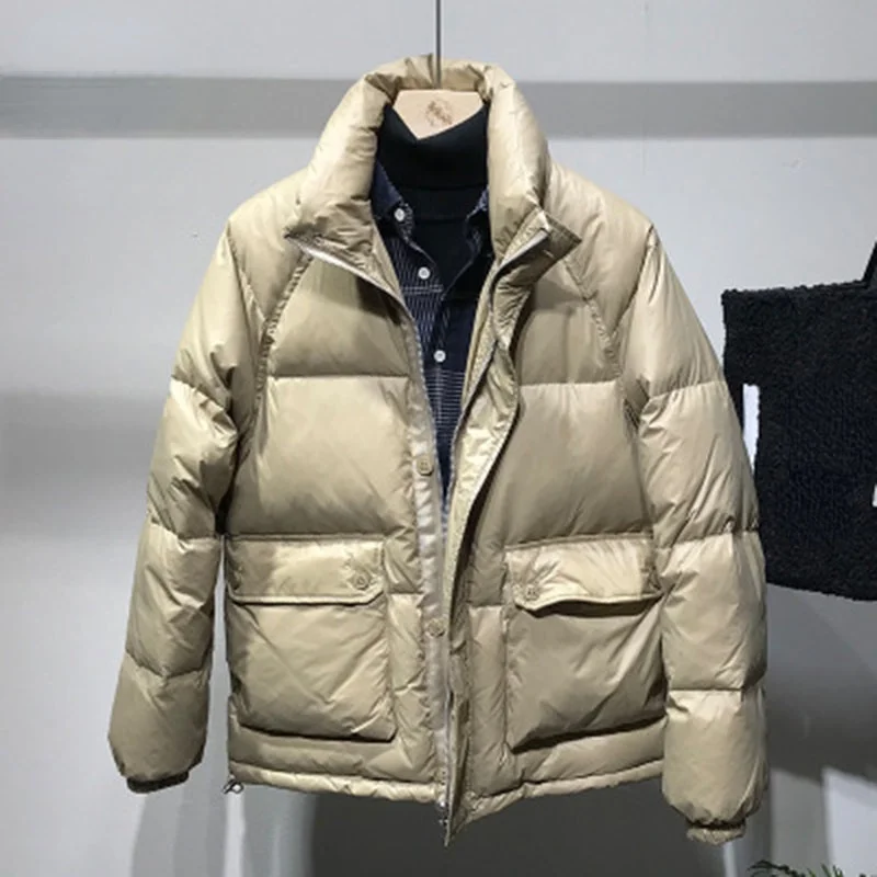 High Quality Men Light Warm Down Jackets Fashion Stand up Collar Zipper 90% White duck down Coats Man Casual Winter Clothes
High Quality Men Light Warm Down Jackets Fashion Stand up Collar Zipper 90% White duck down Coats Man Casual Winter Clothes