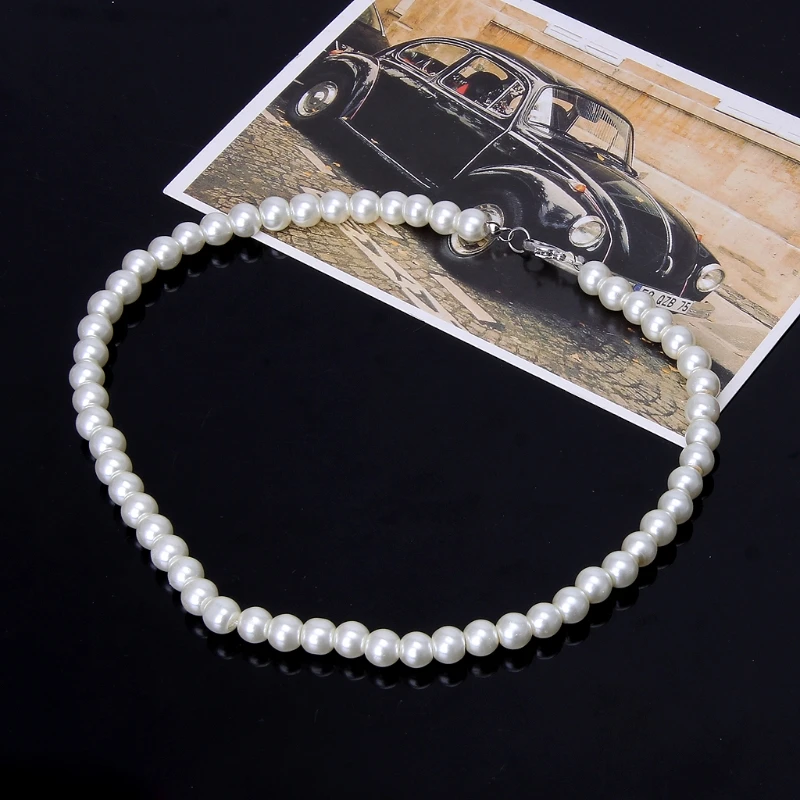 Elegant Ivory White Glass Imitation Freshwater Pearl Necklaces For Women Jewerly
Elegant Ivory White Glass Imitation Freshwater Pearl Necklaces For Women Jewerly