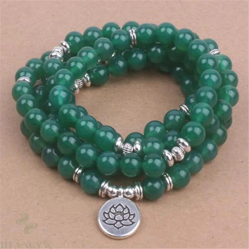 8mm Natural Green onyx Gemstone 108 Beads Mala Necklace DIY Chakas pray Unisex Lucky elegant
8mm Natural Green onyx Gemstone 108 Beads Mala Necklace DIY Chakas pray Unisex Lucky elegant