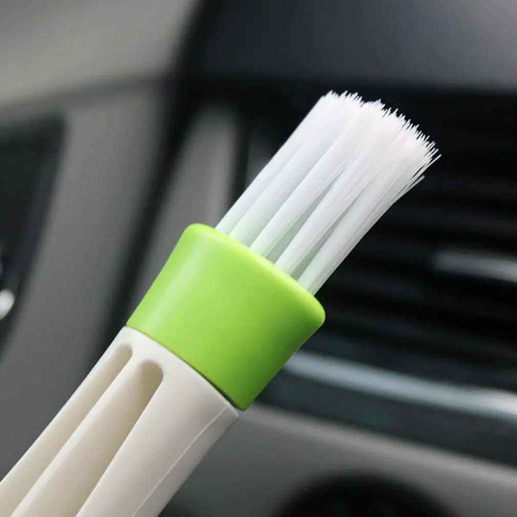 1pcs 2 In 1 Car Air-conditioner Outlet Cleaning Tool Detail Cleaning Multi-purpose Brush Car cleaning Tools