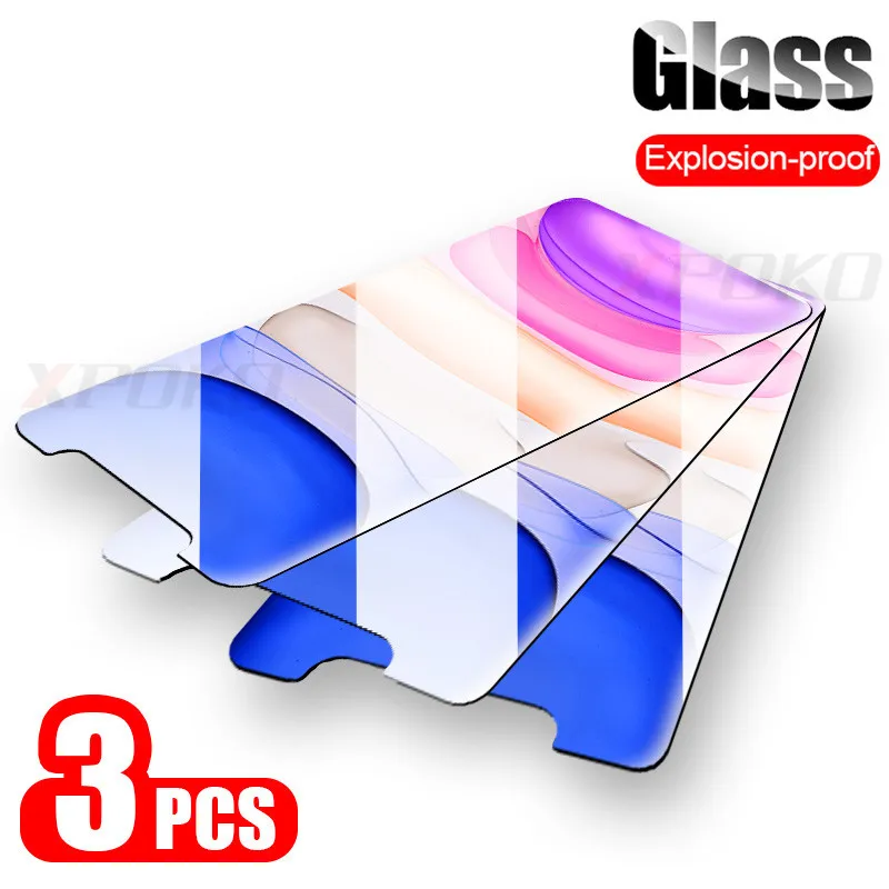 Закаленное стекло HD для iPhone 6 6s 7 8 Plus X XS MAX защитная пленка экрана 11 Pro Max XR 11pro