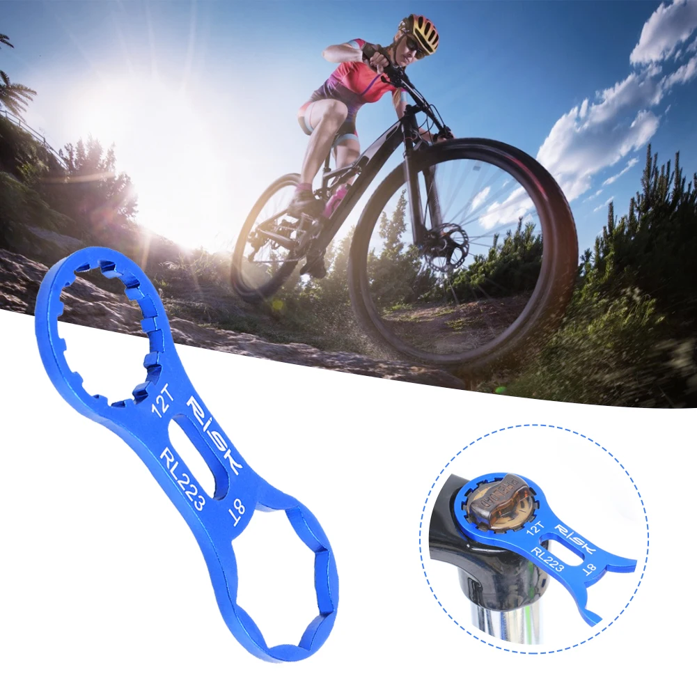Aluminum Bicycle Front Fork Repair Tool For SR Suntour XCR/XCT/XCM/RST MTB Bike Front Fork Cap Wrench Disassembly Tools
Aluminum Bicycle Front Fork Repair Tool For SR Suntour XCR/XCT/XCM/RST MTB Bike Front Fork Cap Wrench Disassembly Tools