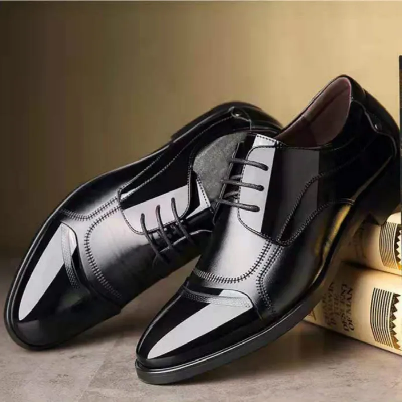 Luxury Business Oxford Leather Shoes Men Breathable Rubber Formal Dress Shoes Male Office Wedding Flats Footwear Mocassin Homme
Luxury Business Oxford Leather Shoes Men Breathable Rubber Formal Dress Shoes Male Office Wedding Flats Footwear Mocassin Homme