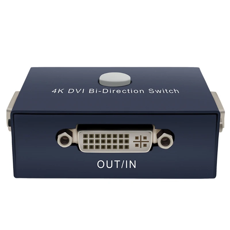 DVI Switch 2 in 1 Out Support 1920X1080 4K DVI Switcher 2 Input 1 Output for PC Laptop
DVI Switch 2 in 1 Out Support 1920X1080 4K DVI Switcher 2 Input 1 Output for PC Laptop