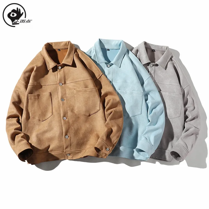 Little Raindrop Jacket Men Fashion Solid Classic Retro Coat Mens Young Design Suede Pocket Jacket Slim Fits Male Brand Clothing
Little Raindrop Jacket Men Fashion Solid Classic Retro Coat Mens Young Design Suede Pocket Jacket Slim Fits Male Brand Clothing