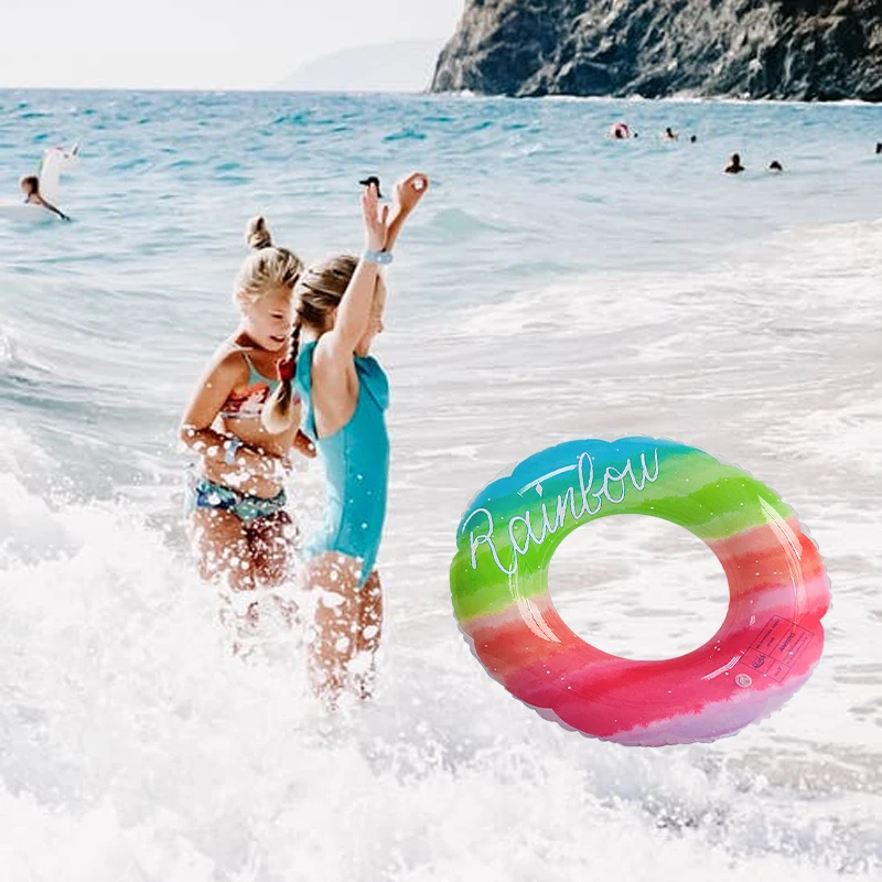 Rainbow Gradient Inflatable Swimming Ring Pool Floats Water Circle Summer Beach Party Toys for Adult Children 2021 Summer Beach
Rainbow Gradient Inflatable Swimming Ring Pool Floats Water Circle Summer Beach Party Toys for Adult Children 2021 Summer Beach