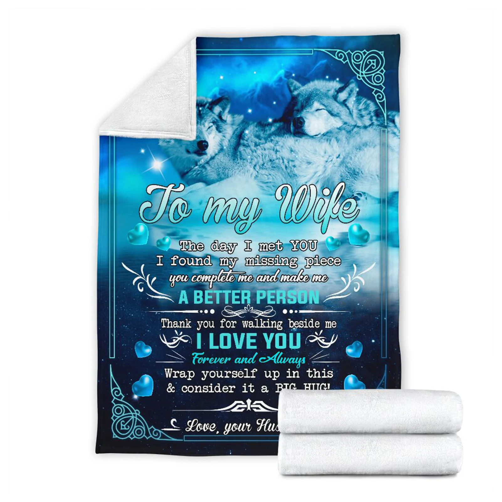 Hot Special Gift for Your Wife Fleece Blanket Lightweight Super Soft Cozy Luxury Warm Bed Blanket for Winter DO2
Hot Special Gift for Your Wife Fleece Blanket Lightweight Super Soft Cozy Luxury Warm Bed Blanket for Winter DO2
