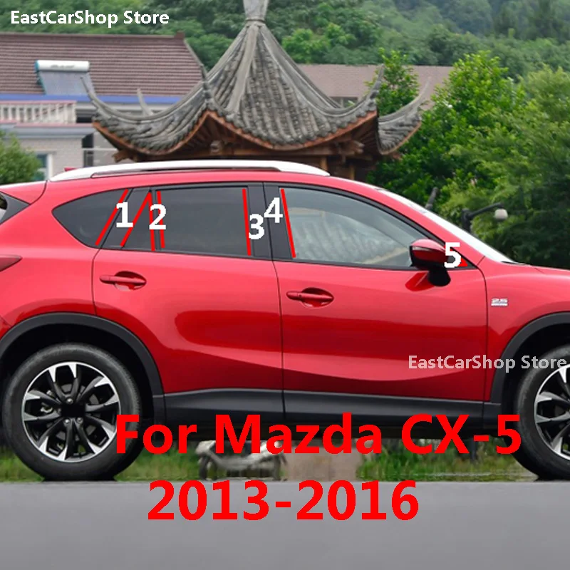 Car Door Window Middle Column Trim B C Pillar Black Strip Stickers Cover for Mazda CX-5 CX5 2016 2015 2014 2013 Accessories
Car Door Window Middle Column Trim B C Pillar Black Strip Stickers Cover for Mazda CX-5 CX5 2016 2015 2014 2013 Accessories