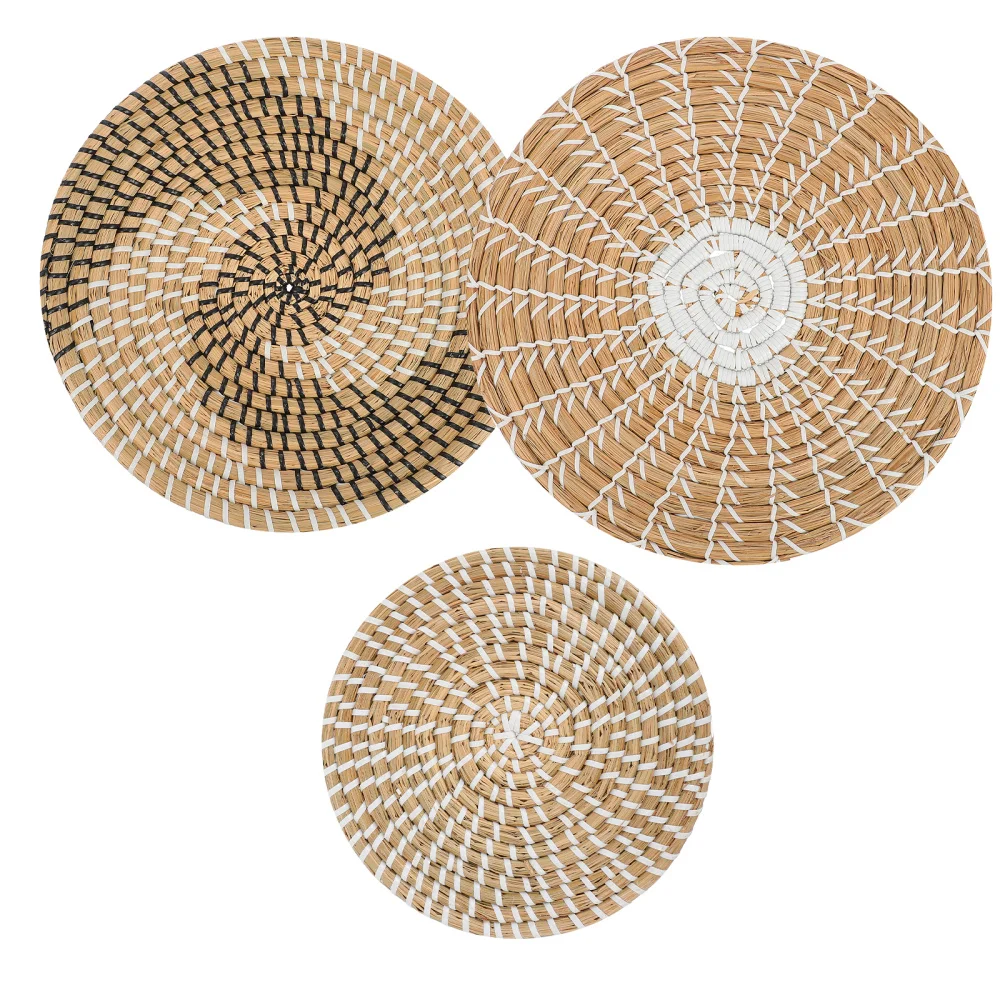 3pcs Woven Wall Decorations Weaving Pendants Wall Ornaments Woven Adornments
3pcs Woven Wall Decorations Weaving Pendants Wall Ornaments Woven Adornments
