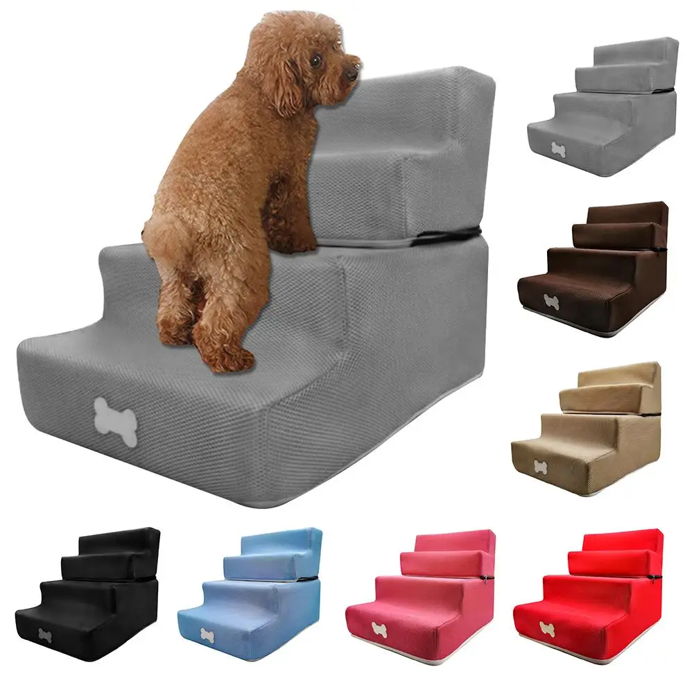 Four-layer Pet Dog Stairs Small Kennels For Puppy Cat Pet Stairs Anti-slip Removable Puppy Dog Bed Stairs Dog House Pet Supplies
Four-layer Pet Dog Stairs Small Kennels For Puppy Cat Pet Stairs Anti-slip Removable Puppy Dog Bed Stairs Dog House Pet Supplies